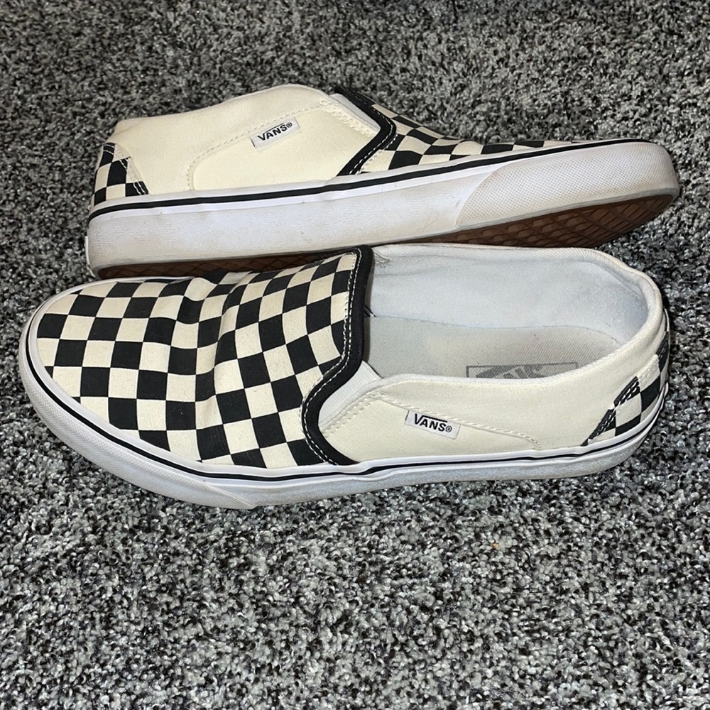 Checkered Vans Shoes